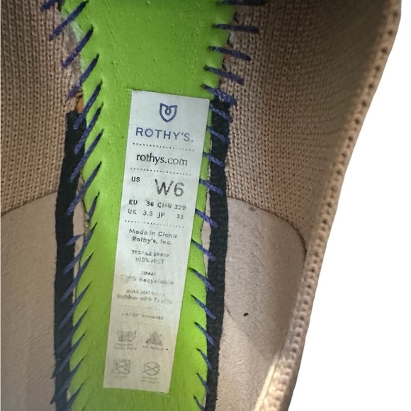 Rothys flat Size W6 - Picture 8 of 9